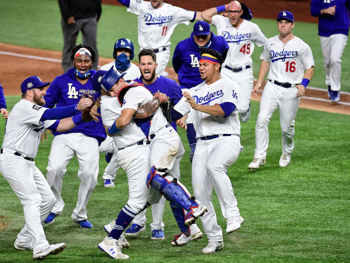 Dodgers celebrate winning it all